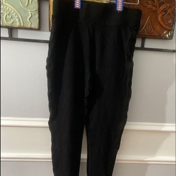 Ci Sono Pants Stretchy Slim Ankle buttons Black M - Picture 1 of 9